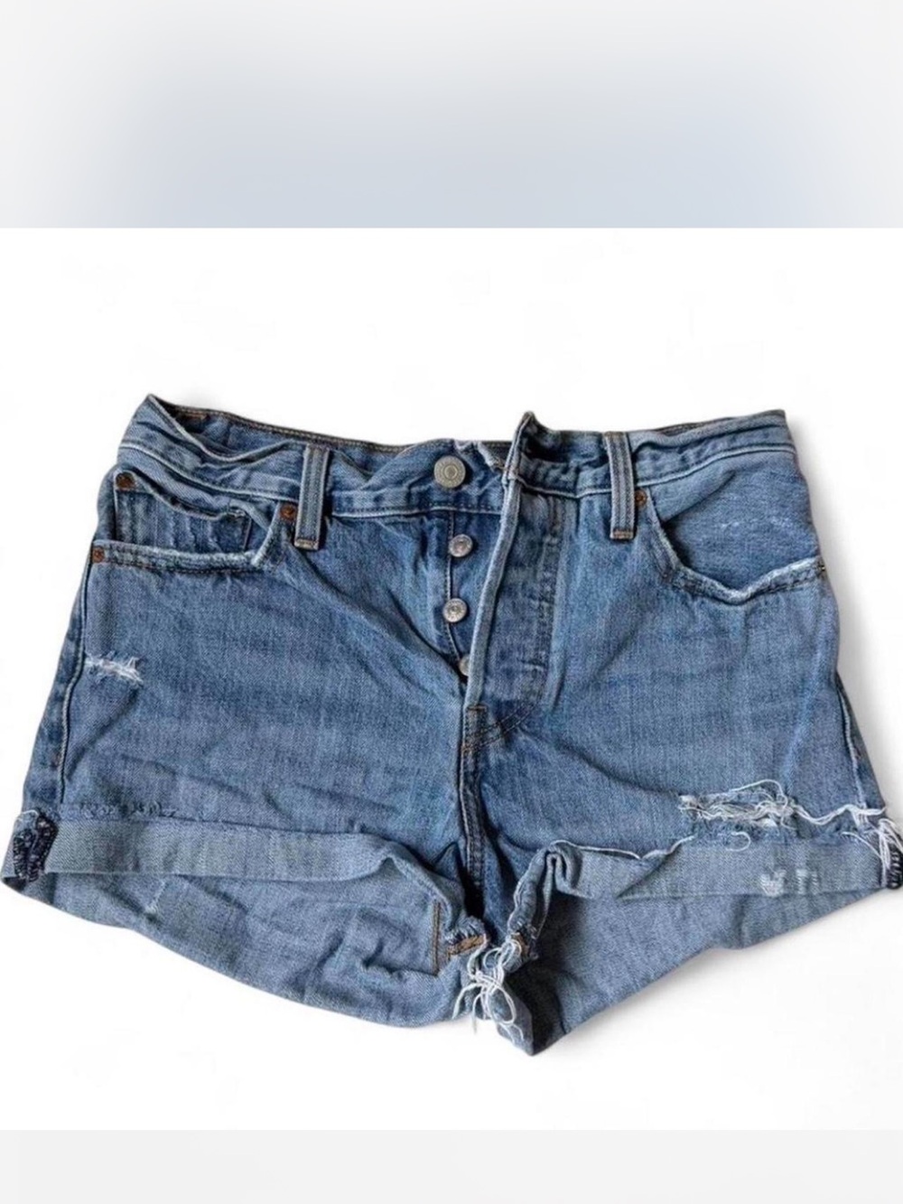 Levi’s Wedgie Fit High Rise Cutoff Shorts